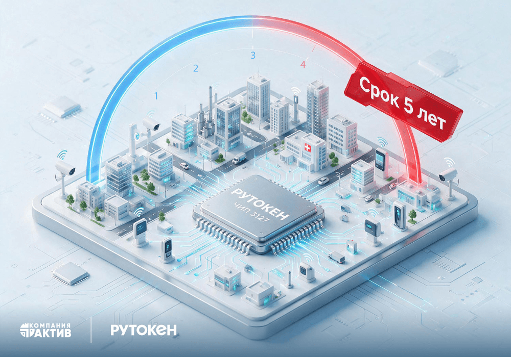 Микросхема Рутокен Чип 3127 со сроком действия закрытых ключей до 5 лет сертифицирована ФСБ России